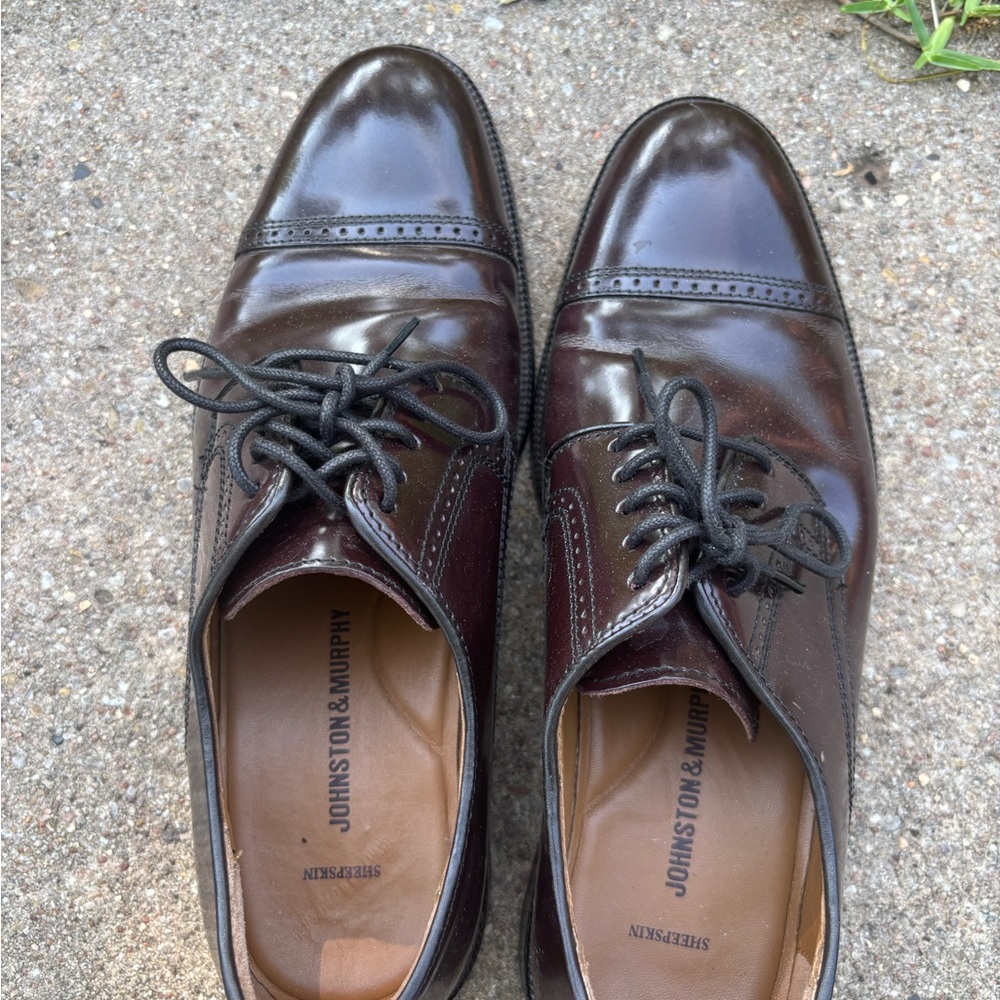 Johnston & Murphy Men's Brown Leather Shoes